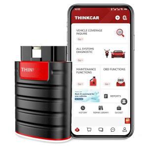 Thinkdiag OBD2 스캐너 블루투스 전체 시스템 양방향 진단 스캔 도구 OE 레벨 코드 리더(ECU 기능 15+ 리셋 서비스 포함) iOS Android용 FCA AutoAuth 모든 소프트웨어 1년 업데이트 적합