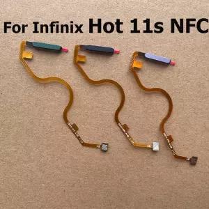지문 센서 홈 단추 메뉴 터치 ID 스캐너 리본 커넥터 인피닉스 핫 11s NFC X6812 X6812B 플렉스 케이블용