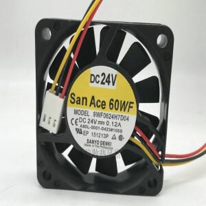 산요덴키 9WF0624H7D04 A90L-0001-0423 # 105S DC 24V 0.12A 60x60x15mm 3선 냉각팬