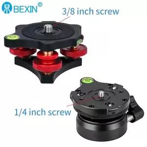 삼각대 헤드 스피드 레벨링 베이스 수평 조정 베이스캐논 니콘 DSLR 카메라 삼각대 및 모노포드용 오프셋