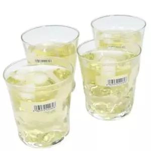 물컵 술잔 285ml 유리컵 쥬스컵 언더락 4개 도요 WFLWB64