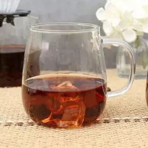 유리컵 유리잔 400ml 머그컵 커피잔 1P 마카 내열 WFLW7WB