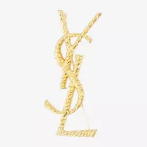 YSL 모노그램 트위스트 로프 브로치 840195 Y15008060