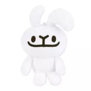 바글바글 하토씨 마스코트 인형 13cm 화이트 토끼