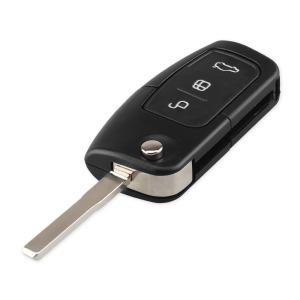 핸드폰케이스 KEYYOU Ford Focus Fiesta C-Max S-Max Ka Mondeo G xy 2 3 Max ch e 커버 FO21 HU101 자동차 키 DS-BO