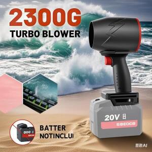 1100W 자동차 폭력적인 공기 송풍기 초강력 휴대용 터보 제트 팬 고속 64mm 브러쉬리스 추력 2300g 세차 건