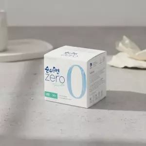 순수한면 제로 순면생리대 대형 자연순면커버 14매 4팩