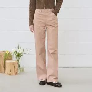 드로우핏 우먼 DRAWFITWOMEN 세미 와이드 블리치 컬러 진 PALE PINK