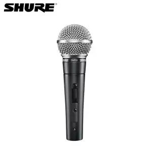 슈어 SM58SK 보컬용 유선마이크 스위치 있음 유선 홀더 라이브 공연용 다이나믹 마이크 SHURE SM58