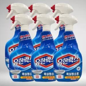 유한양행 유한락스 욕실청소용 600mlx6개 욕실청소세제 거품세제