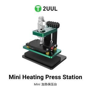 2UUL DA07 미니 히팅 프레스 스테이션 휴대폰 LCD 스크린 수리 플랫폼 고정 유지 커버 플레이트 압력