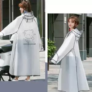 롱 비옷 성인용 레인코트 여성 성인 비옷 eva 오토바이 바람막이 휴대용 자전거 라이딩 학생 방수 낚시