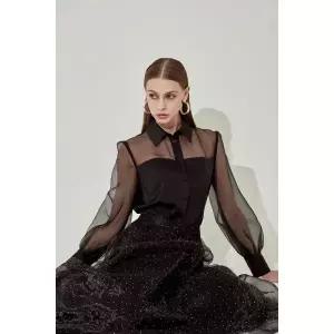 CHAENEWYORK Crispy Bustier shirts [Black] SS21RTW0503 [BK] 3423638