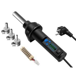 공기 송풍기 히트 건 헤어 드라이어 납땜 8018lcd 220v 450w Bga 재 작업 솔더 스테이션 용접 전원 수리