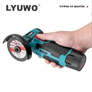 LYUWO 미니 앵글 그라인더 가정용 충전식 커팅 머신 폴리싱 전기 핸드