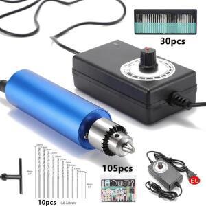 220V 13000rpm 무단 속도 조절 휴대용 미니 전기 그라인더 다기능 연마 및 드릴