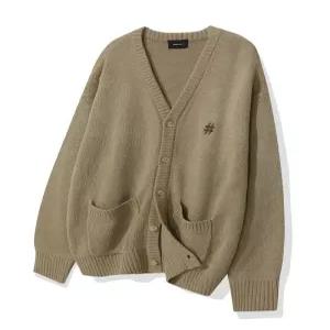 BEENTRILL 빈트릴 아크릴 베이직 오버핏 가디건베이지352796 424343