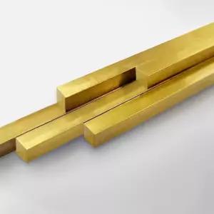 황동사각봉 신주사각봉 정사각 사각환봉 10x10mm(1M)