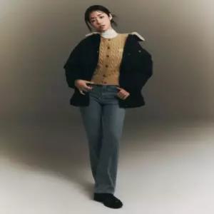 리 LEE 우먼 플레어 데님 팬츠 인디고 라이트