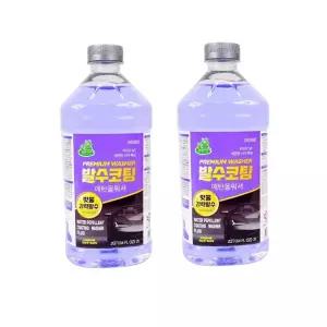 워셔액 차량용워셔액 에탄올워셔액 사계절 차량용 발수코팅 에탄올 워셔액 2Lx2개
