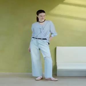 주크 정상가 279,000 와이드 데님 팬츠 Z262PSA408 984297