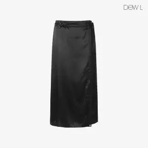 듀엘 DEWL 새틴 레이스 스커트 BK_L262MSD041 410106