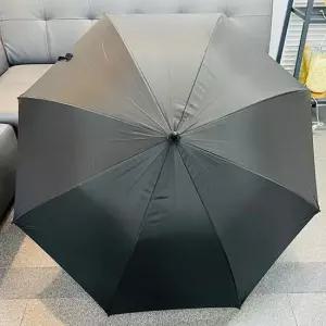 폰지 무지 장우산 검정 폰지 무지 장우산 검정