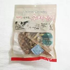 [반려] 천연수제간식 돼지귀 슬림슬라이스 130g 강아지수제간식 강아지수제사료