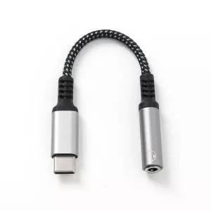 PL 캐쥬얼 이어폰 젠더 USB-C타입 to 3.5mm 이어폰 변환 젠더(실버) No11