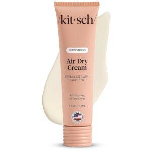 KITSCH 모발용 스무딩 에어 이상적인 없는 향상 케어 5온스 141 오일이 위한 함유된 오일 무게감 헤어 7G 질감 자연스러운 곱슬머리 제품 선물 드라이 캐스터 컨트롤 크림 스타일링