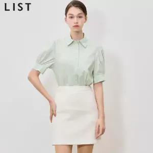 리스트 고품격 레이디 트위드 미니 스커트