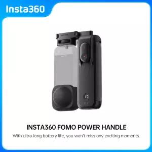 인스타360 FOMO 파워 핸들 X3/X4/X5 호환 대용량 내장 6100mAh 배터리 탈부착식 블루투스 미니 리모컨 포함