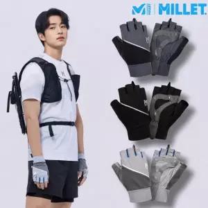 밀레 MILLER 등산 장갑 남자 봄 여름 쿨 메쉬 스포츠장갑 아웃도어 숏장갑_CA 493044