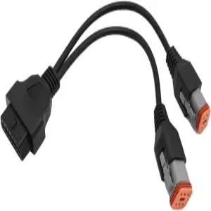 Vkinman OBD2 진단 케이블 16핀 대 할리 데이비슨 모터사이클 교체 커넥터는 다양한 도구와 함께