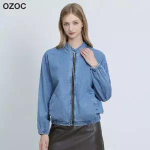 [오조크(OZOC)] 데님 노카라 자켓 (택가격 99000원)