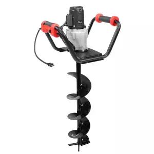 역기능이 있는 익스트림파워 미국 1500W 전기 포스트 홀 디거 어스 오거 펜스 나무 심기에는 6인치 비트