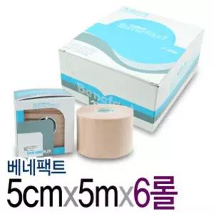 근육테이핑 베네팩트 X 5CM 1박스 5M 6롤