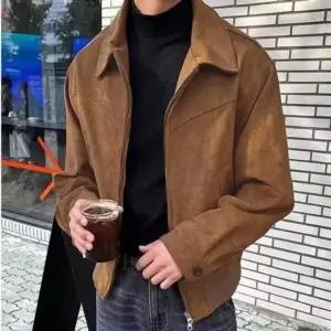 [하프클럽/]간절기 사무실 남성자켓 블루종 집업 바람막이점퍼 출퇴근 카라