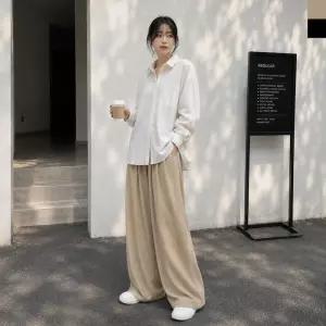 [라일리여성의류] Rly 쿨 코디 여성바지 배기팬츠 면 배기바지 세미