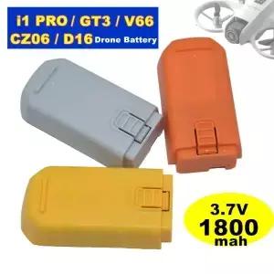 GT3 V66 CZ06 RC 드론용 미니 부품 D16 쿼드콥터 액세서리용 기존 배터리 3.7V 1800mAh