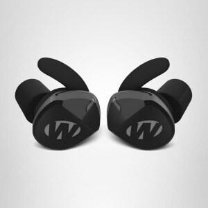 WALKER's Silencer 2.0 충전식 무선 전자음향 억제 청력 향상 촬영 사냥을 위한 보호 이어버드 USB 충전 도크 포함
