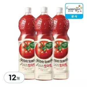 웅진식품 자연은 토마토 1.5L, 12개