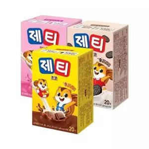 제티 초코 20개입 +딸기 20개입+쿠키앤초코 20개입