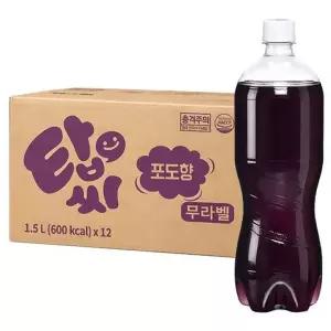 [일화] 탑씨 포도 무라벨 1.5L x 12페트