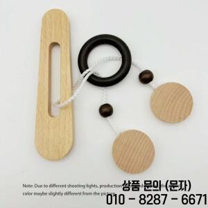 나무 반지 잠금 해제 게임 마술 탈출 클래식 퍼즐 장난감 Kongming Luban