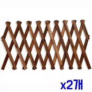 고품질 TBZ 가드닝 나무 인테리어 울타리(44x22cm) (우드) x2개 정원소품 울타리장식 정원관리 WFNHVF2