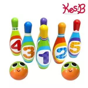 폭신폭신 알록달록한 숫자 볼링세트 체육완구 볼링볼
