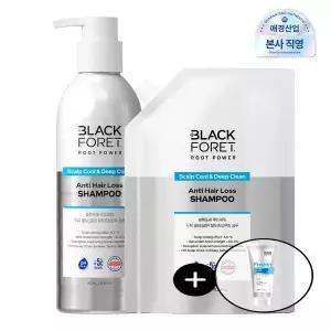 [블랙포레]루트파워쿨&딥클린탈모샴푸 500ml + 450리필