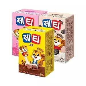 [셀러허브]제티 초코 20개입 +딸기 20개입+쿠키앤초코 20개입 (S50808735)
