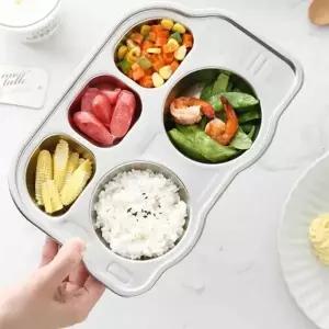 5구 스텐 아무 유아식판 영아식판 아동용식 어린이용
